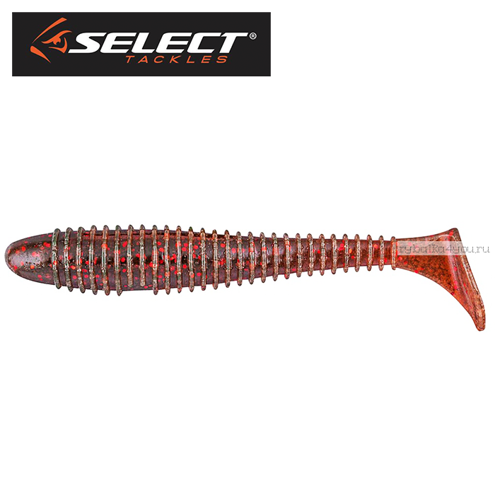 Приманка Select Fatfish 3.8" цвет:888 / 95 мм/упаковка 5 шт