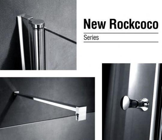 Душевой уголок Gemy New Rockcoco S03072B 90х90 схема 2