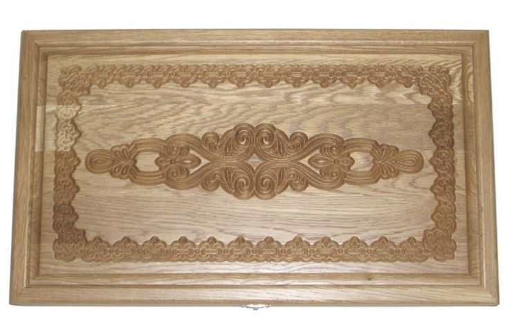 Резные нарды из массива натурального дуба с ложементом