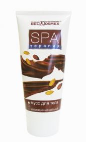 БЕЛКОСМЕКС. SPA  ТЕРАПИЯ. МУСС   ДЛЯ  ТЕЛА  ШОКОЛАДНО-МИНДАЛЬНЫЙ