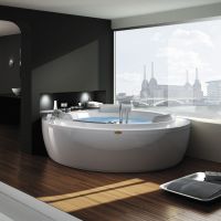 Угловая ванна с гидромассажем Jacuzzi Nova Corner Stone 160x160 схема 11