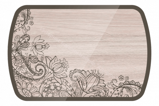 Стол обеденный "Бостон" 900х600  Светлый/хром брифинг