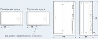 Душевая кабина с сауной Jacuzzi Сloud 140х90 ароматерапия премиум схема 2