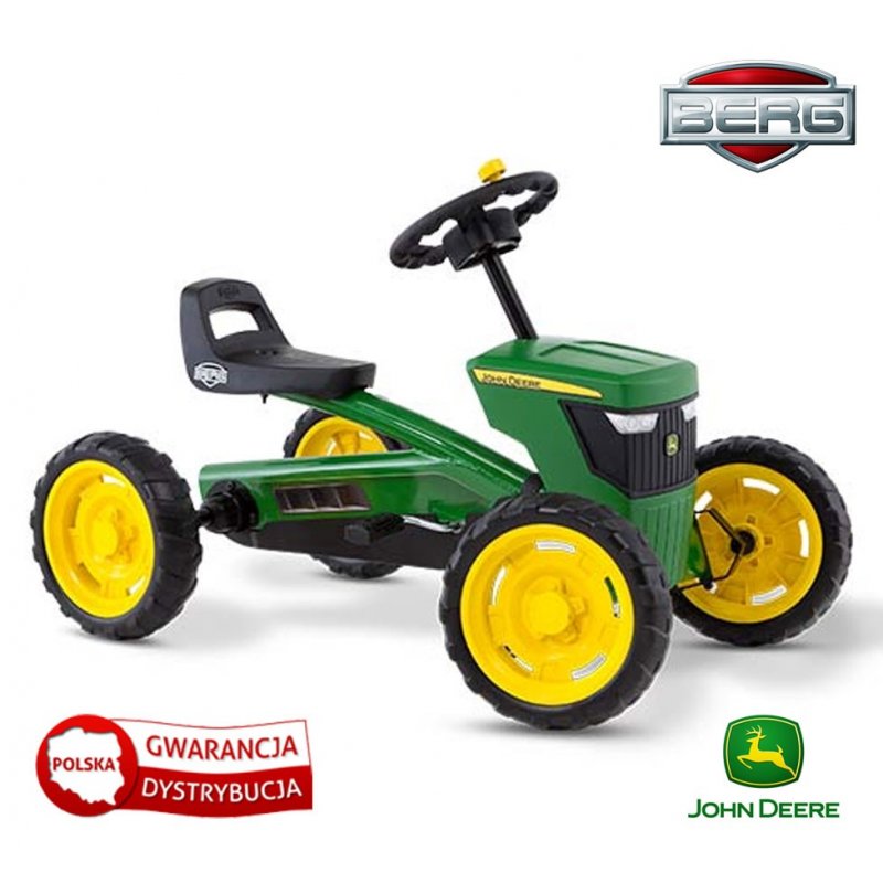 Картинг BERG Buzzy John Deere на педалях 2-5 лет