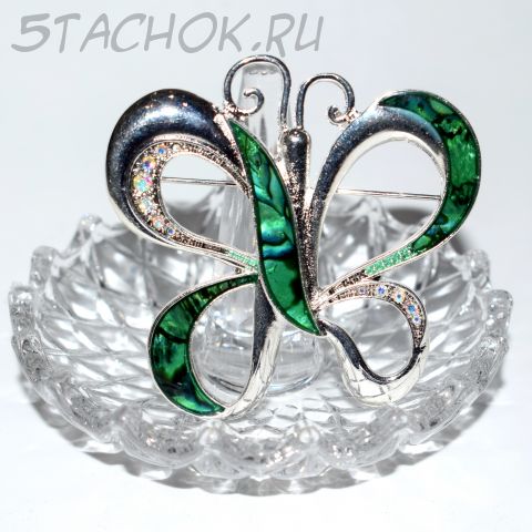 Брошь "Бабочка абстракция" (США)