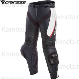 Брюки Dainese Delta 3, Чёрно-бело-красные