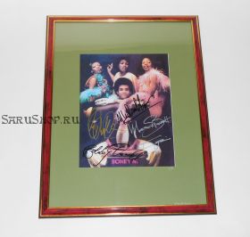 Автографы: Boney M. Митчелл, Баррэтт, Уильямс, Фаррелл, Фариан. Редкость!