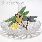 Брошь "Три стрекозки" (США)