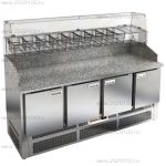 Стол для пиццы HICOLD PZE3-1111/GN камень