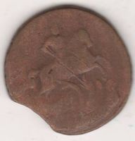 1 копейка 1759 г. брак заготовки