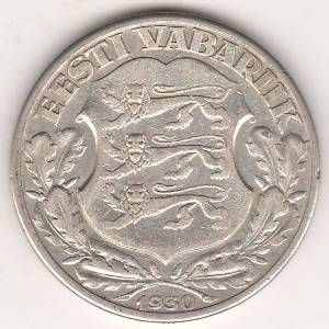 2 кроны 1930 г. Эстония