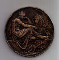 медаль 1890 г. Чехия. Австрия