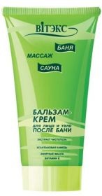 ВИТЭКС  БАНЯ  БАЛЬЗАМ-КРЕМ  ДЛЯ  ЛИЦА  И  ТЕЛА  ПОСЛЕ  БАНИ  200 мл.