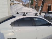 Багажник на крышу Mazda 6 (GH) 2007-13, Атлант, аэродинамические дуги