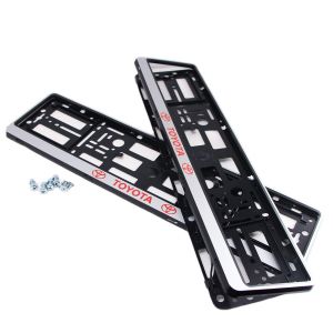 Рамки номера Toyota - серебро