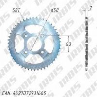 Звезда ведомая 428H-50T (плоская) Irbis TTR250R