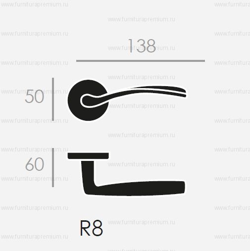 Дверная ручка Groel 807 Soft