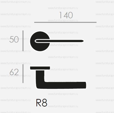 Ручка Groel 814 Baci Black