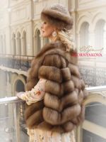 Шуба из куницы автоледи