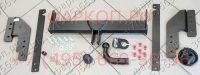 Фаркоп для Volkswagen Transporter T4, в т.ч. 4x4 1996-12/2002. Установка фаркопа без снятия и подрезки бампера. Тип шара: A. Нагрузки: 2500/100 кг., масса фаркопа 18,1 кг - K 27 Auto-Hak