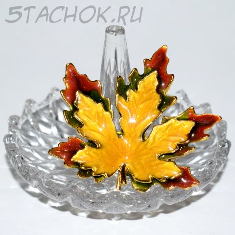 Брошь "Осенние кленовые листья" (США)