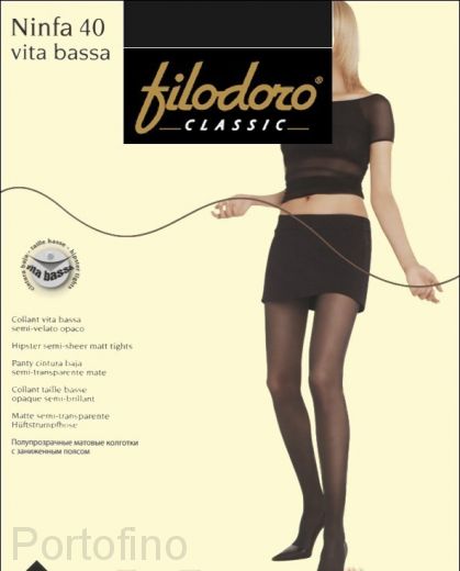 Ninfa 40 Vita Bassa Женские колготки FILODORO CLASSIC