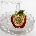 Брошь "Яблочко" (Danecraft США)