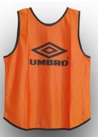 Манишка футбольная UMBRO взрослая Оранжевая