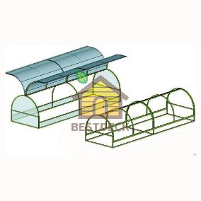 Парник из поликарбоната Бабочка