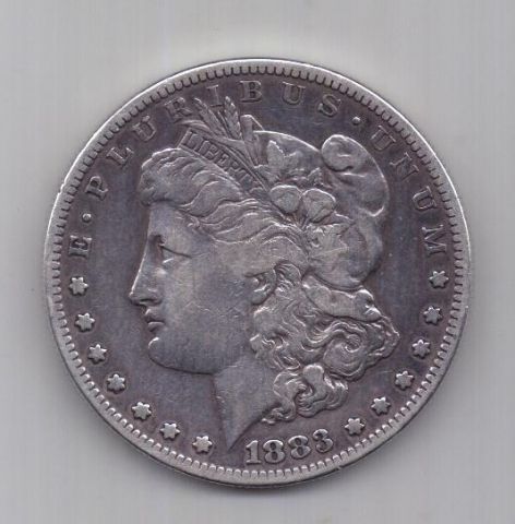 1 доллар 1883 г.  S редкий США