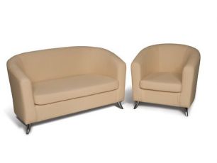Кресло + Диван серии "Карр" 2х местный