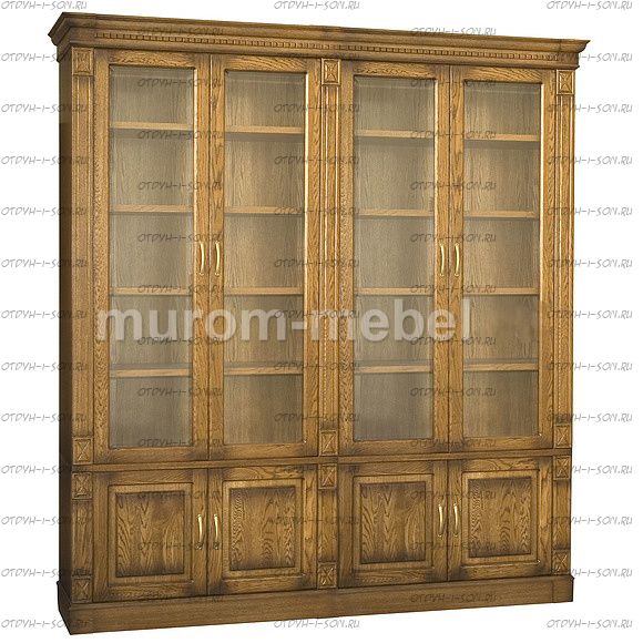 Шкаф-витрина 4-дверный Флоренция