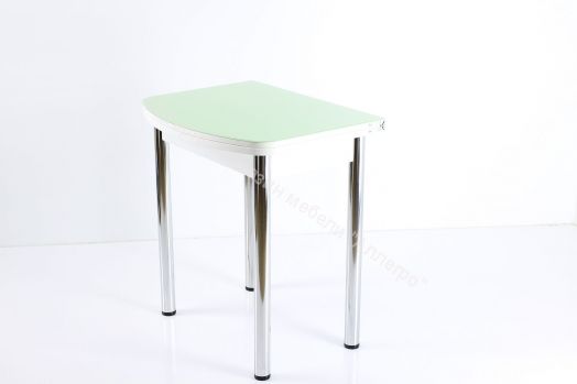 Стол раскладной "СПГ-02" СТ2 (Фисташковый/Хром)