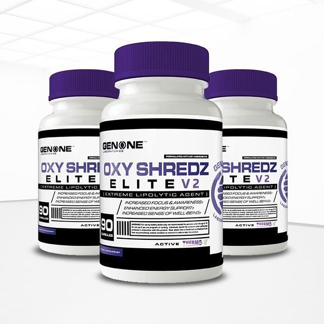 Жиросжигатель OXY SHREDZ ELITE V2 90кап. (Genone Lbs)