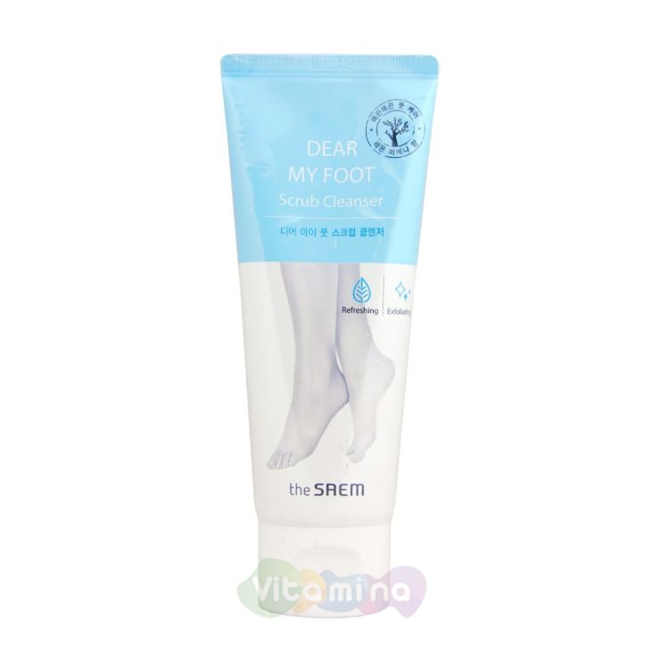 Пенка-скраб для ног The Saem Dear My Foot Scrub Cleanser