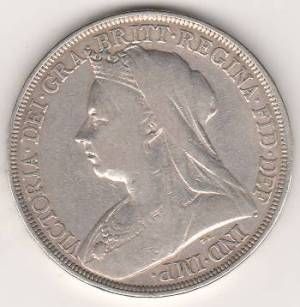 1 крона 1897 г. Англия