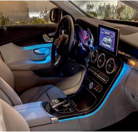 Штатная подсветка салона  Mercedes   C- klass (2014-2017) / GLC (2015-2017)