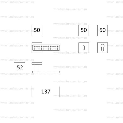 Ручка Salice Paolo Mabelle SQ 6180