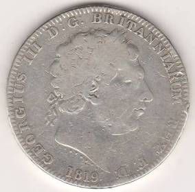 1 крона 1819 г. Англия