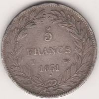 5 франков 1831 г. Франция