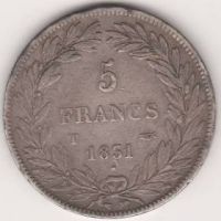 5 франков 1831 г. Франция