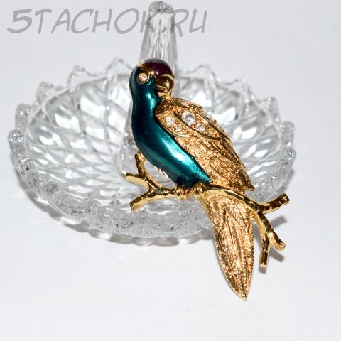 Брошь "Яркая птица" (Avon США)