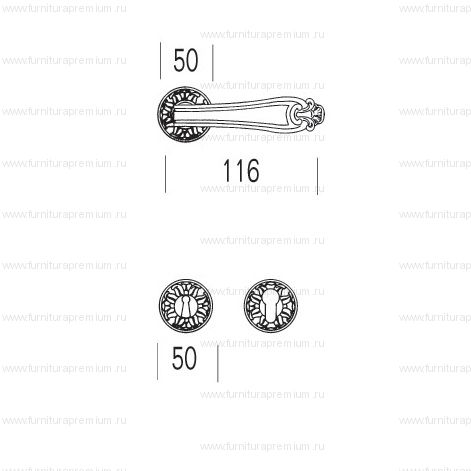 Ручка Salice Paolo Ginevra 3075