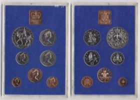 Официальный годовой набор монет Великобритании и Северной Ирландии 1977 (PROOF)