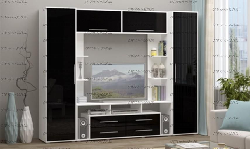 Гостиная Гармония, МДФ глянец