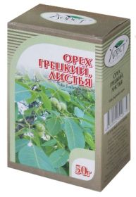 ОРЕХ  ГРЕЦКИЙ. ЛИСТЬЯ  50Г.  (ХОРСТ)