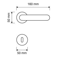 Ручка Linea Cali Havana 1090 RO 102 размеры