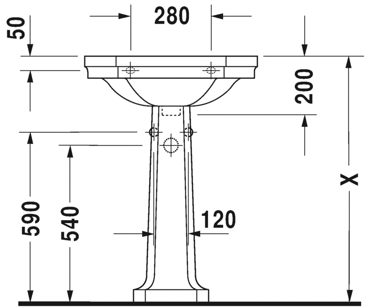 Раковина Duravit 1930 60х41 043860 ФОТО