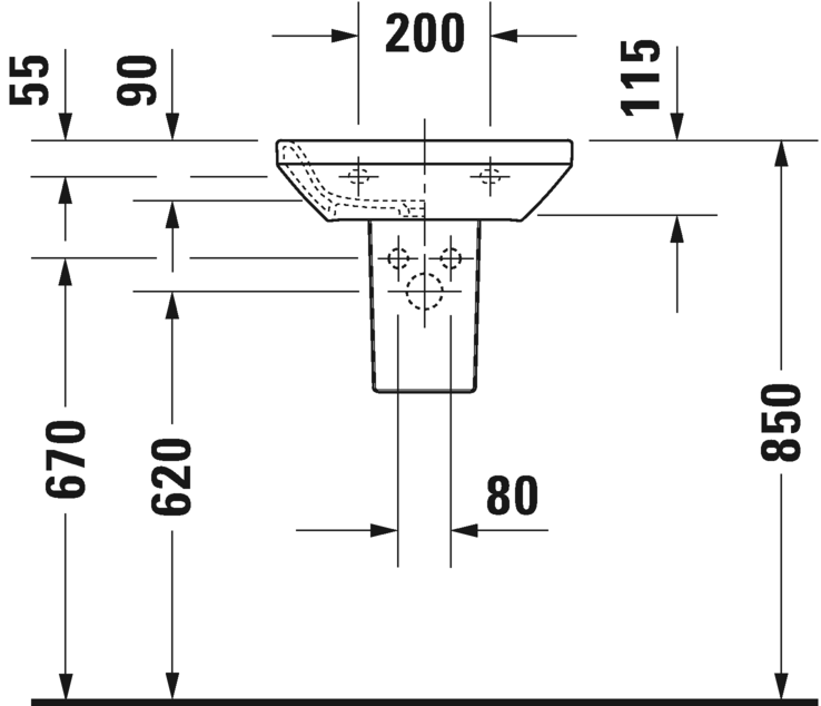 Раковина Duravit DuraStyle 45х33,5 070845 ФОТО