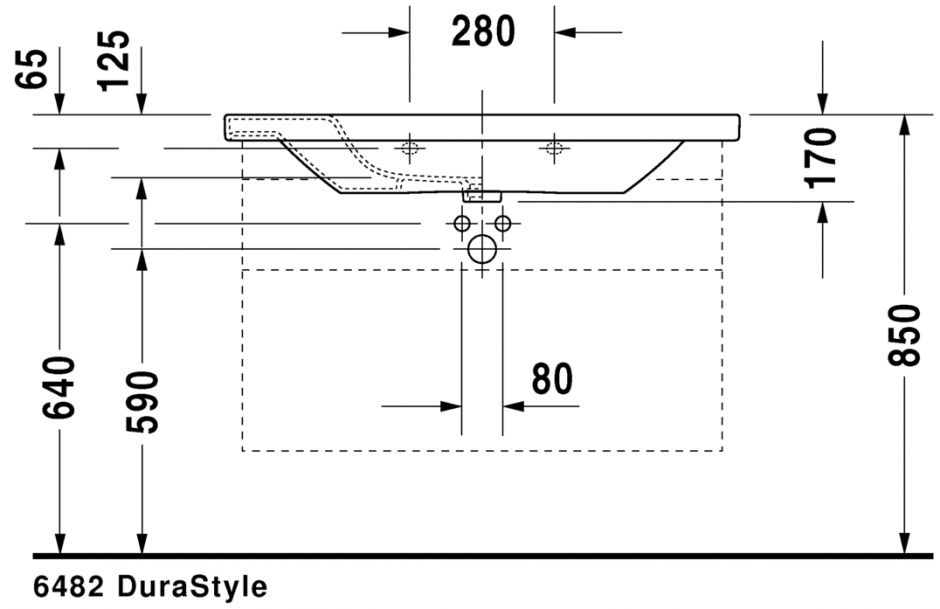 Раковина Duravit DuraStyle 100х48 232010 ФОТО